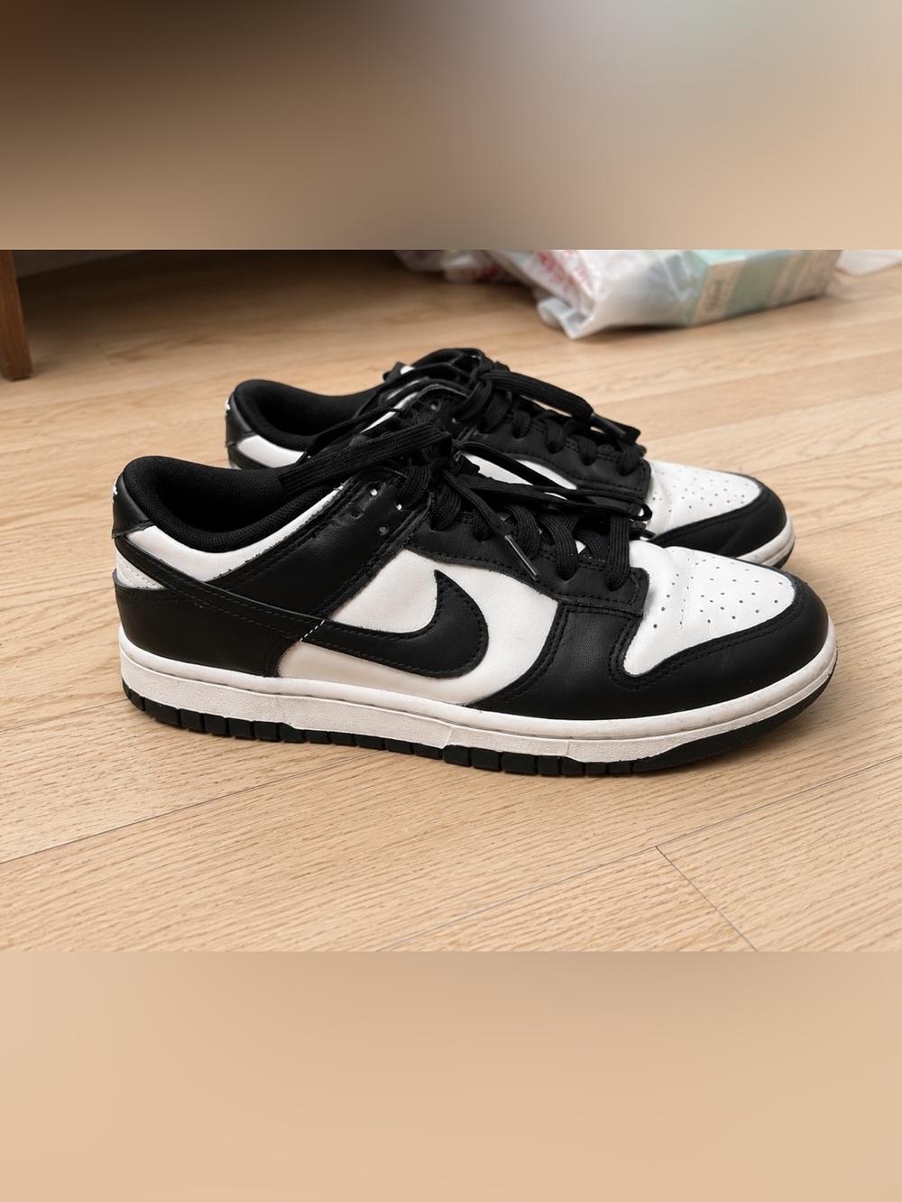 Nike Dunk Low Retro Panda Sneakers 7.5